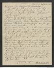 Nachlass Franz Steindachner, Brief von Wilhelm Schlüter an Franz Steindachner (03.10.1883), Inv.Nr. 455.03, Seite 1